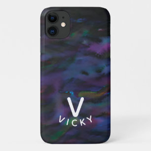 Funky personalisierte abstrakte Smokey-Wasserfarbe Case-Mate iPhone Hülle