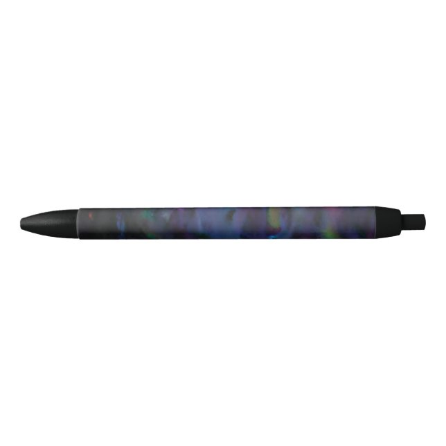 Funky personalisierte abstrakte Smokey Wasserfarbe Kugelschreiber (Vorderseite)