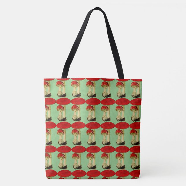 Funky Pilze Tasche (Vorderseite)