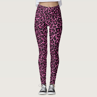 Funky Pink Leopard Leggings