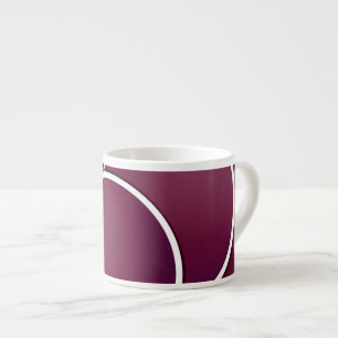 Funky plum espressotasse