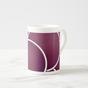 Funky plum prozellantasse