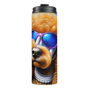 Funky Poodle Thermosbecher