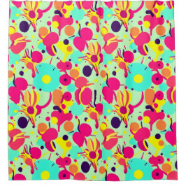 Funky Pop Art Duschvorhang