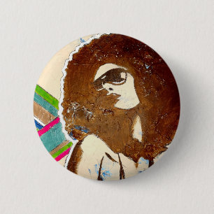 Funky, Pop-Art Zubehör-Taste. Button