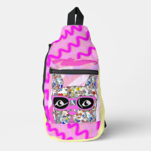 Funky pup French Bulldog Tasche