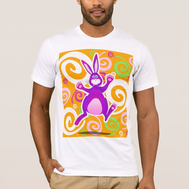 Funky rabbit, T - Shirt (Vorderseite)