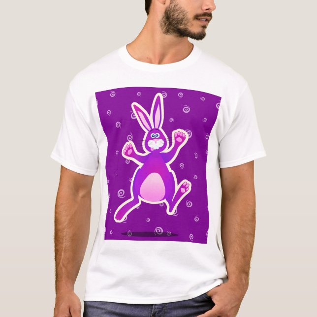Funky rabbit, T - Shirt (Vorderseite)