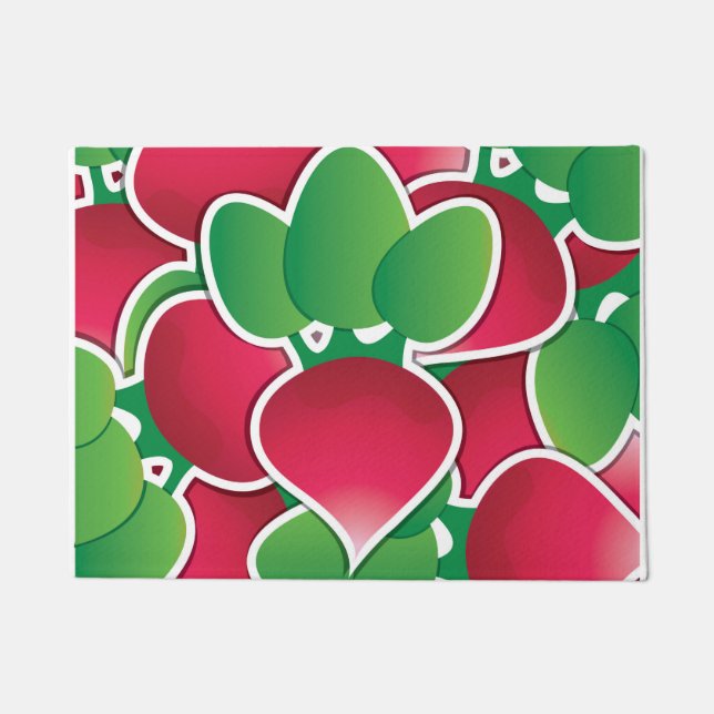 Funky radish fußmatte (Vorderseite)