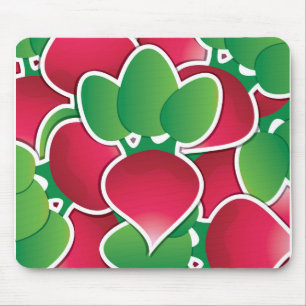 Funky radish mousepad