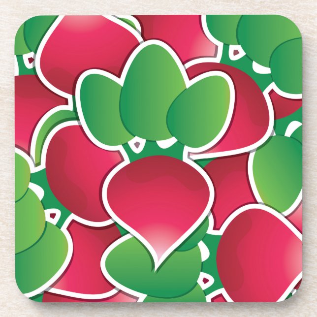 Funky radish untersetzer (Vorderseite)