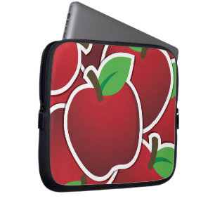 Funky Red Äpfel Laptopschutzhülle