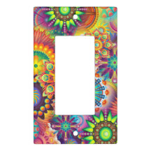 Funky Retro Muster Abstrakt Bohemisch