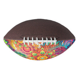 Funky Retro Muster Abstrakt Bohemisch Football