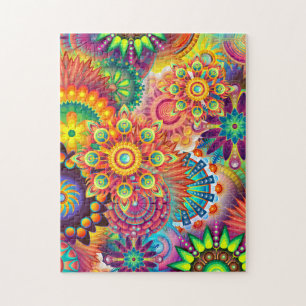 Funky Retro Pattern Abstrakt Boho
