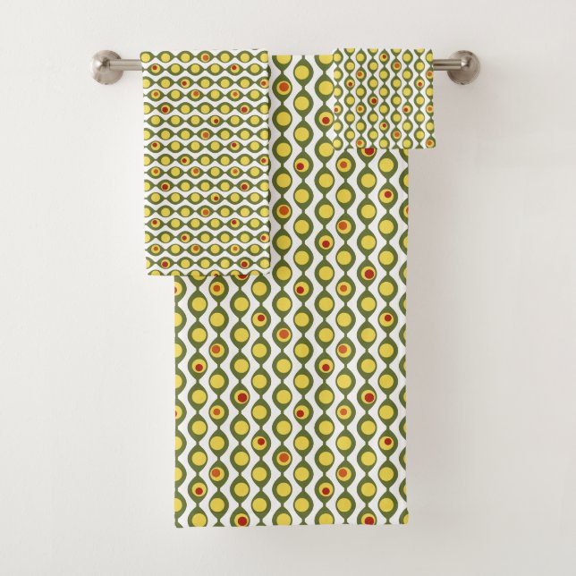 Funky Retro Perle d'Olive Personnalisé Couleurs Mo (En situation)
