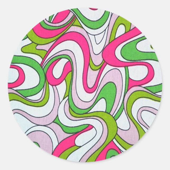 Funky Retro Stickers (Vorderseite)