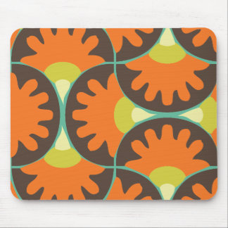 Funky Retro Wirbel Mousepad