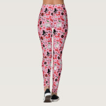 Funky Rockabilly Poodles und Cherries Sock Hop