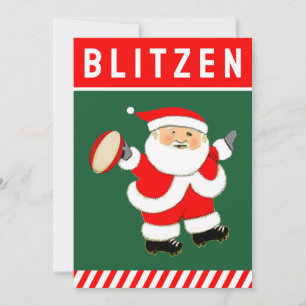 Funky Rugby Sports Cartes de Noël