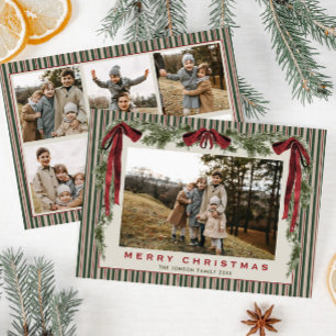 Funky Samt Weihnachten Boho Rote Schleife 6 Foto