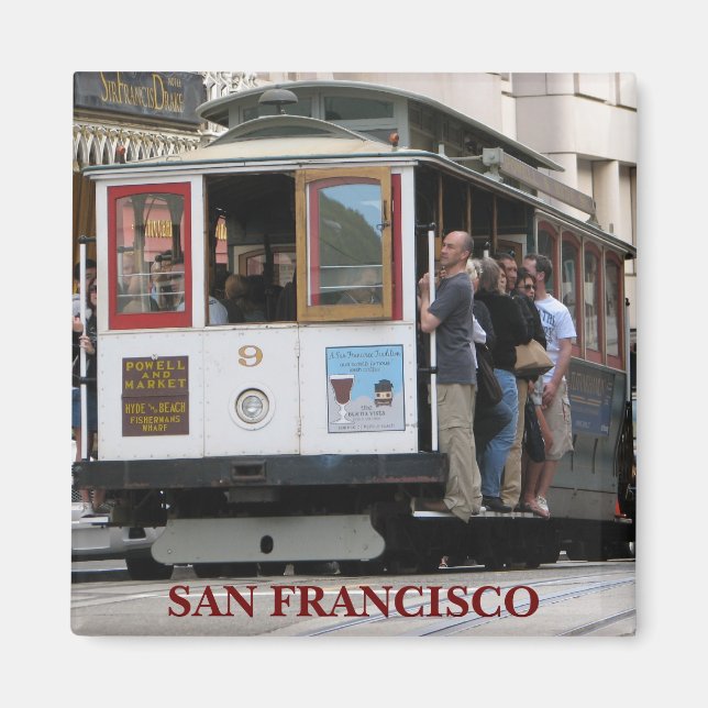 Funky San Francisco Magnet! Magnet (Vorne)