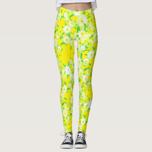 Funky Saure Feigen Blumen Muster Leggings