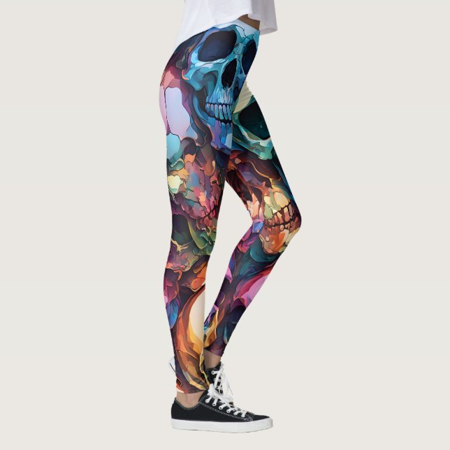 Funky Skulls Leggings (Rechts)