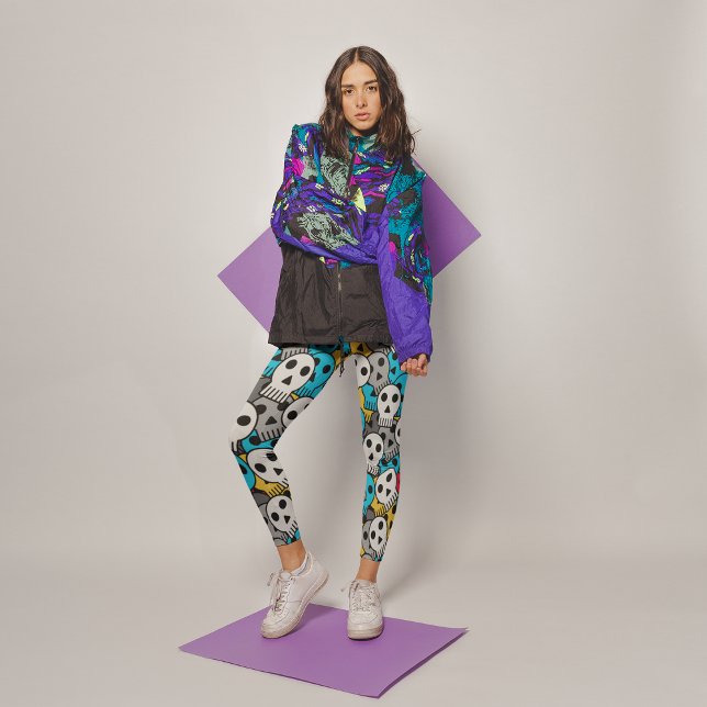 Funky Skulls Leggings (Von Creator hochgeladen)