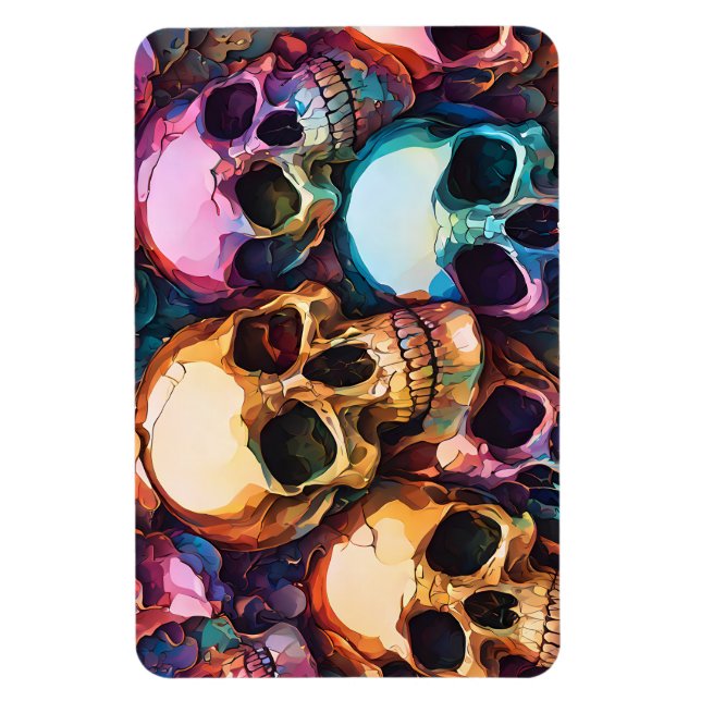 Funky Skulls Magnet (Vertikal)