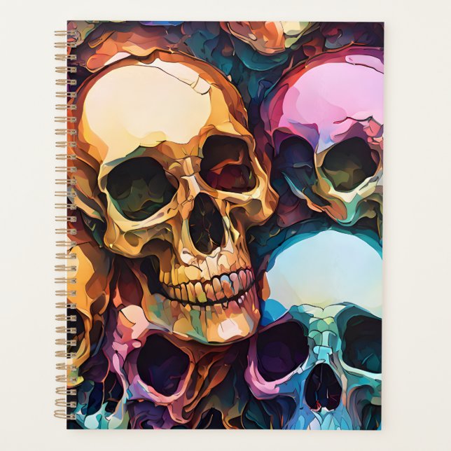 Funky Skulls Planer (Vorderseite)