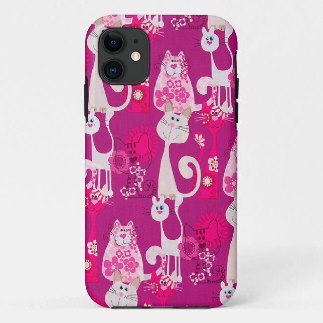 Funky Spaß-cooles Katzen iPhone 5 Case-Mate iPhone Hülle (Rückseite)