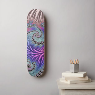Funky Spiral Fraktal Skateboard