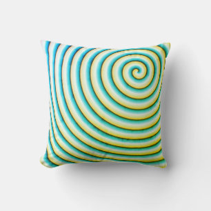 Funky Spiral Visuelle Illusion Locken Energie Kiss Kissen