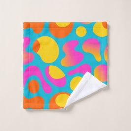 Funky Splash – Boogie Abstract Retro Handtuch Badhandtuch Set
