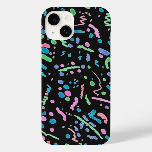 Funky Splatter coque iphone (Verso)
