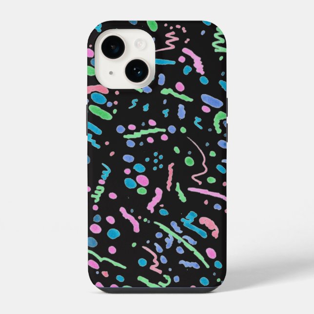 Funky Splatter iPhone-Hülle iPhone Hülle (Rückseite)