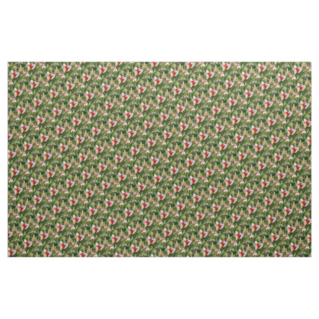 Funky Spring Tulip Fabric Stoff (Yard (91,4 cm))