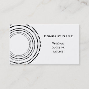 Funky Square Dots Business Card Visitenkarte