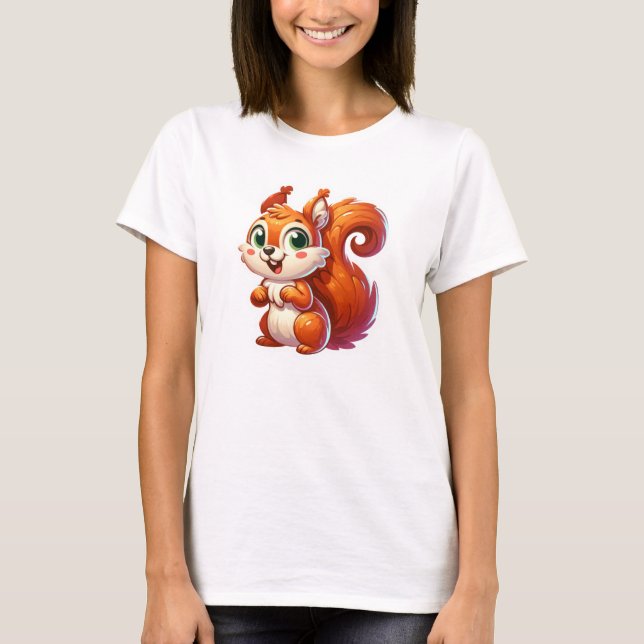 Funky Squirrel T-Shirt (Vorderseite)