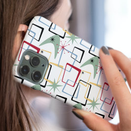 Funky Sternexplosion Boomerang Squares Mitte des J Case-Mate iPhone Hülle