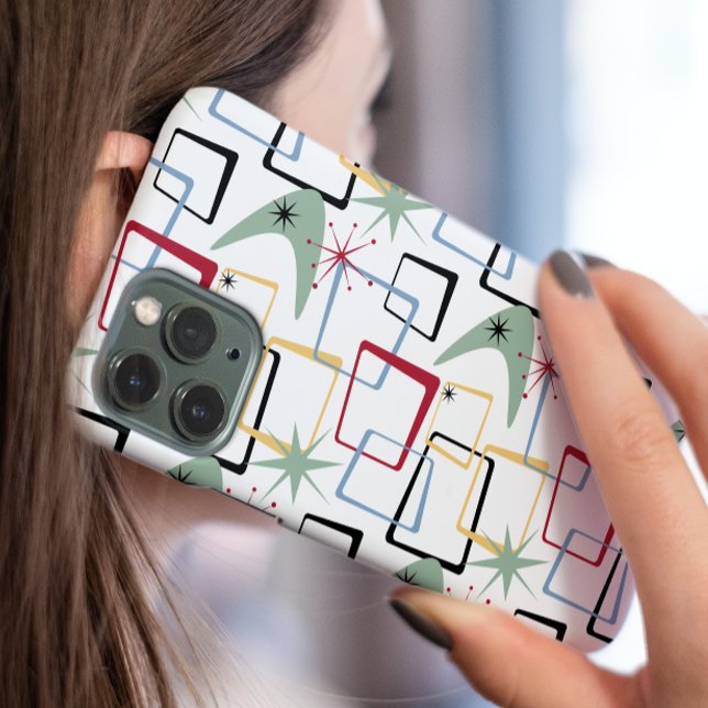 Funky Sternexplosion Boomerang Squares Mitte des J Case-Mate iPhone Hülle (Von Creator hochgeladen)