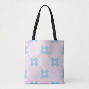 Funky stil geometrisches nahtloses Muster mit Kreu Tasche