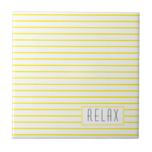 Funky Stylish Lines Stripes Relax Fliese