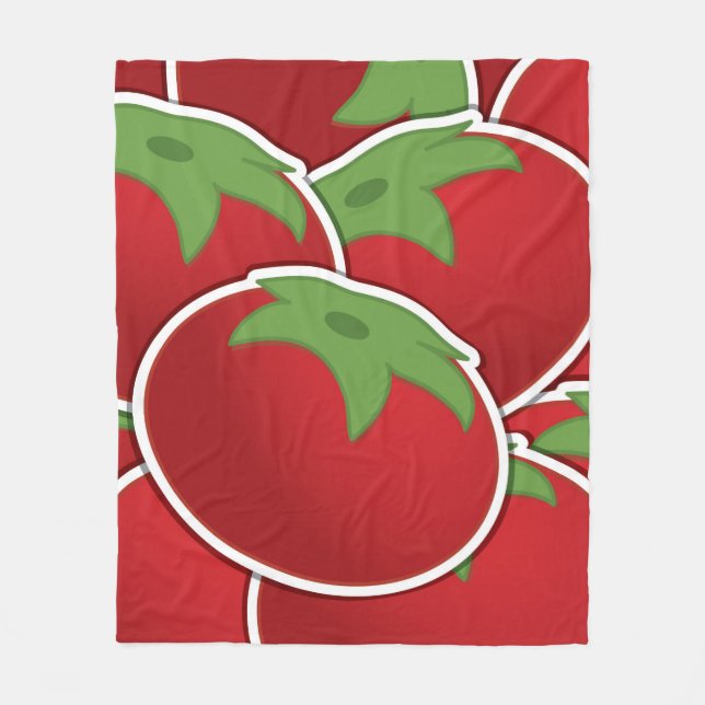 Funky Tomato Fleecedecke (Vorderseite)