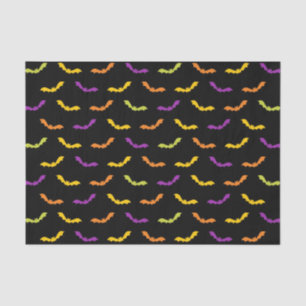 Funky Trendy Retro abstraktes Halloween-Muster Seidenpapier