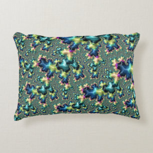 Funky Trippy Eklektischer Boho Hippie Abstrakter F Zierkissen