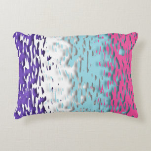 Funky Trippy Ripply Groovy Multisexuelle Pride-Fla Dekokissen