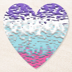 Funky Trippy Ripply Groovy Multisexuelle Pride-Fla Untersetzer