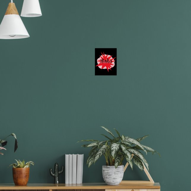 Funky und Edgy Sale Sign mit fett und lebendig Poster (Wohnzimmer 1)